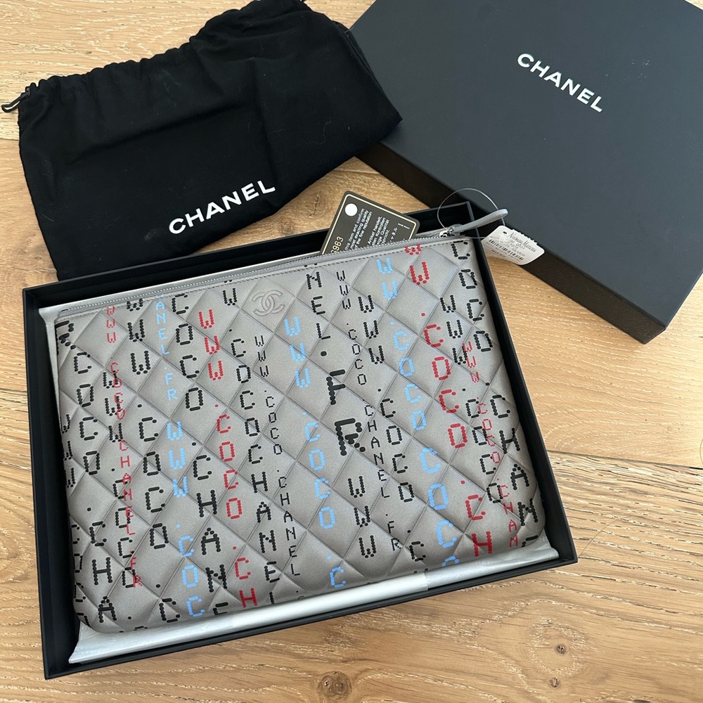 Chanel Graffiti Pouch/ Clutch